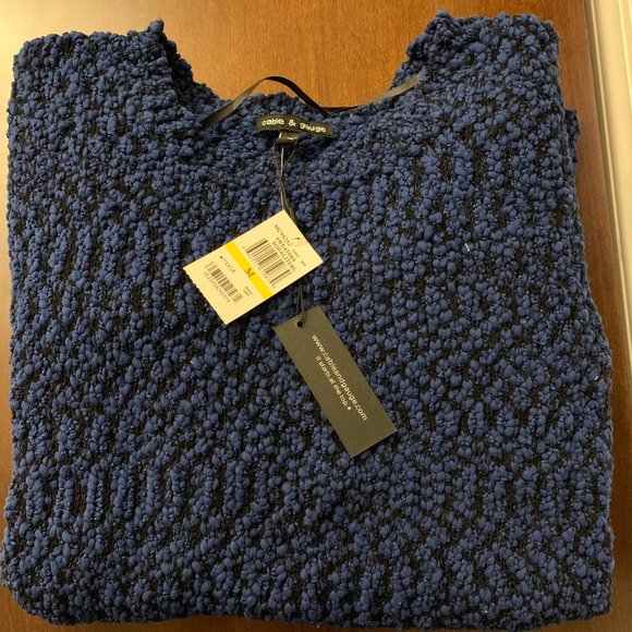 Cable and Gauge Oversized Knit Sweater - Picture 1 of 2